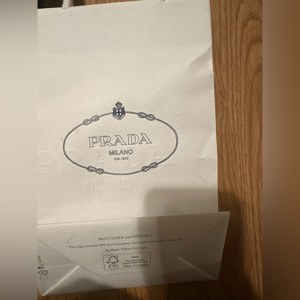 Prada White Gift Bag - Picture 4 of 4